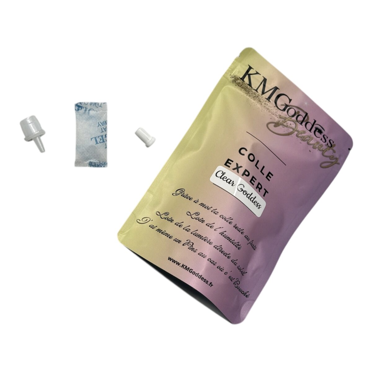 Colle transparente pour extensions de cils