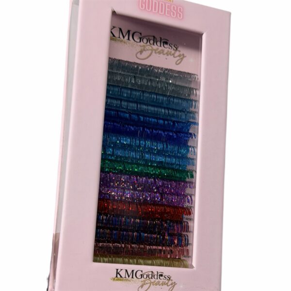 Extensions de cils effet Métallique 16 lignes