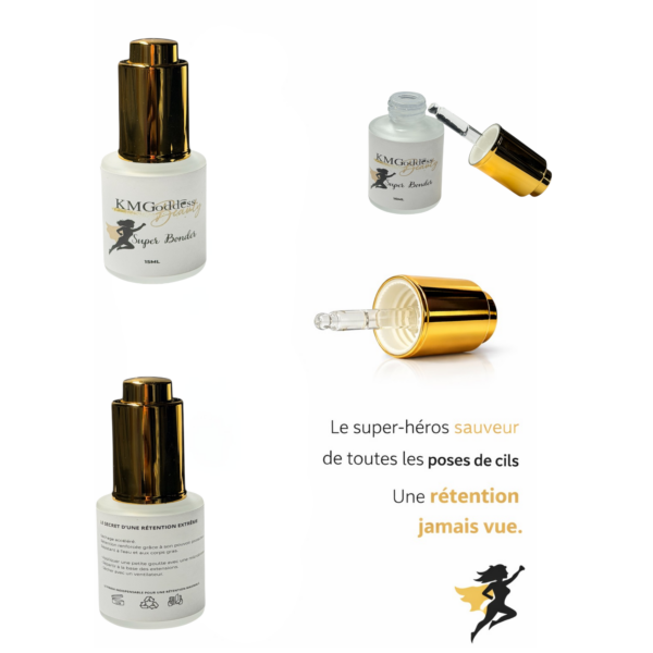 Super Bonder Extensions de Cils – Rétention Extrême & Séchage Accéléré | KMGoddess