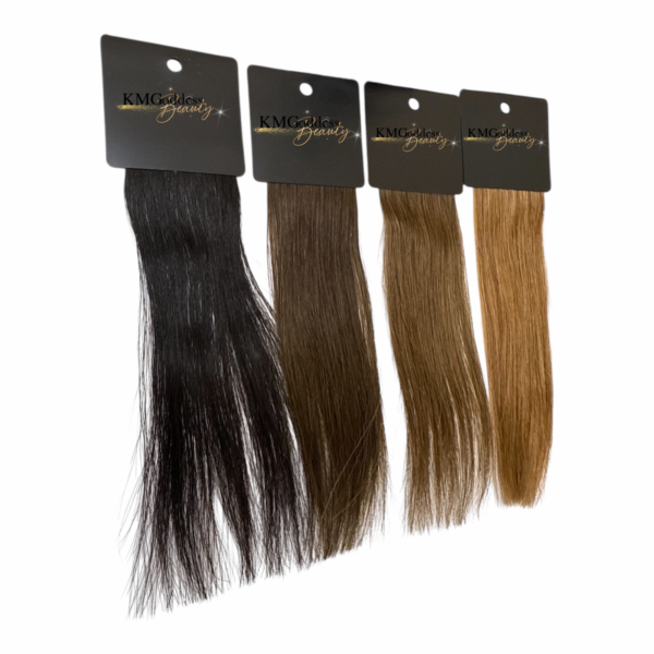 Extensions de Sourcils Naturelles en Cheveux Humains set 4 couleurs